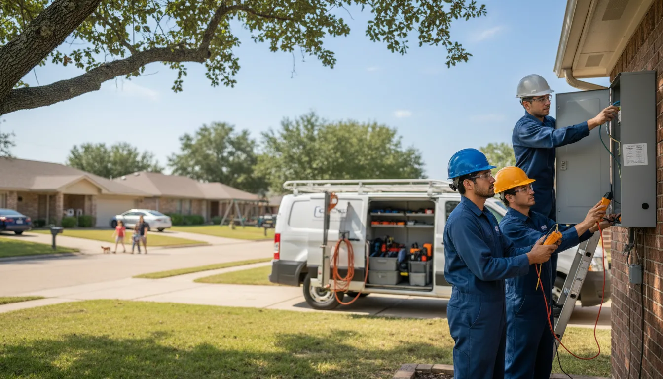Certified electrician providing emergency electrical services in North Liberty, IA